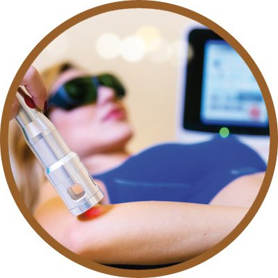 Lasertherapie ist eine Regulationstherapie - Hemmung von Entzündungen und Linderungen von Schmerzen